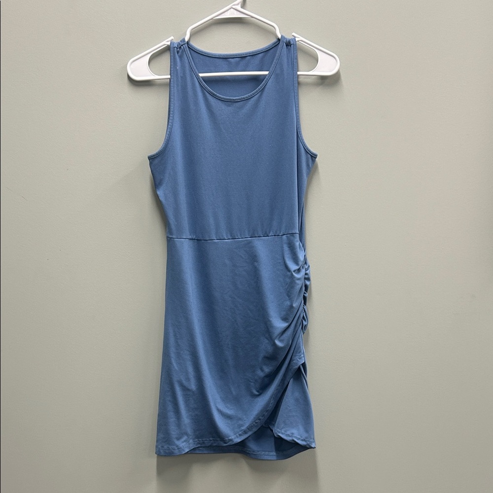 Casual Blue Sleeveless Dress NWOT